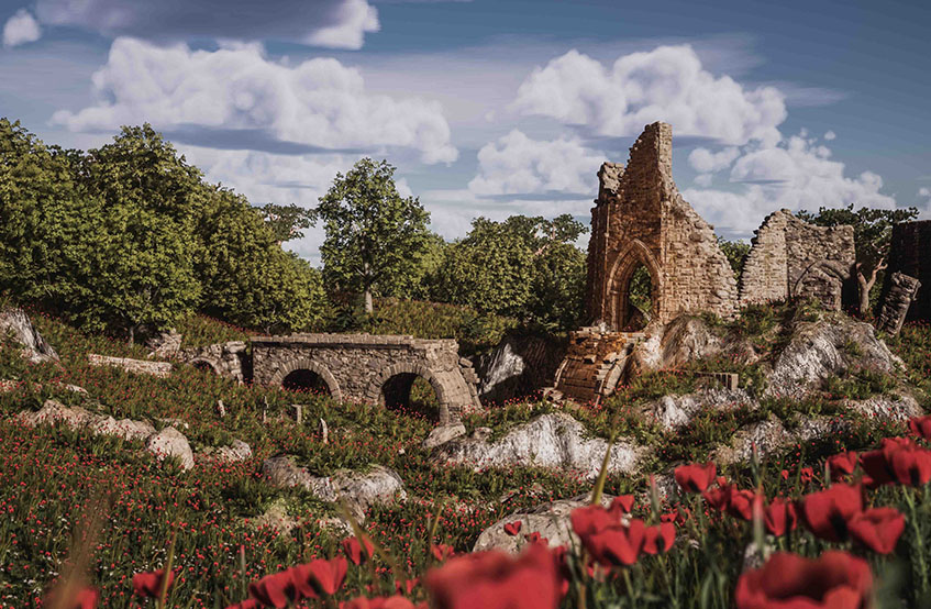 castle ruins in the wilderness featured image