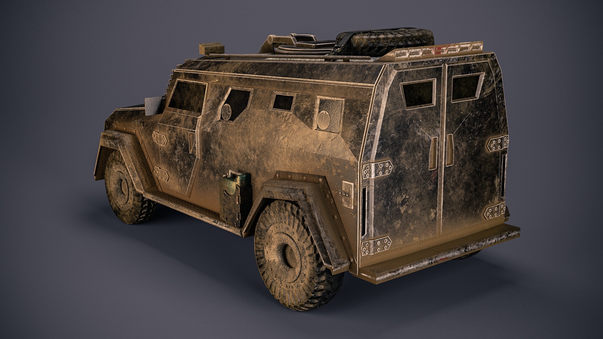 Post Apocalypse Truck - 3D model