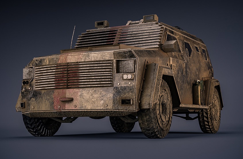 Post Apocalypse Truck - 3D model