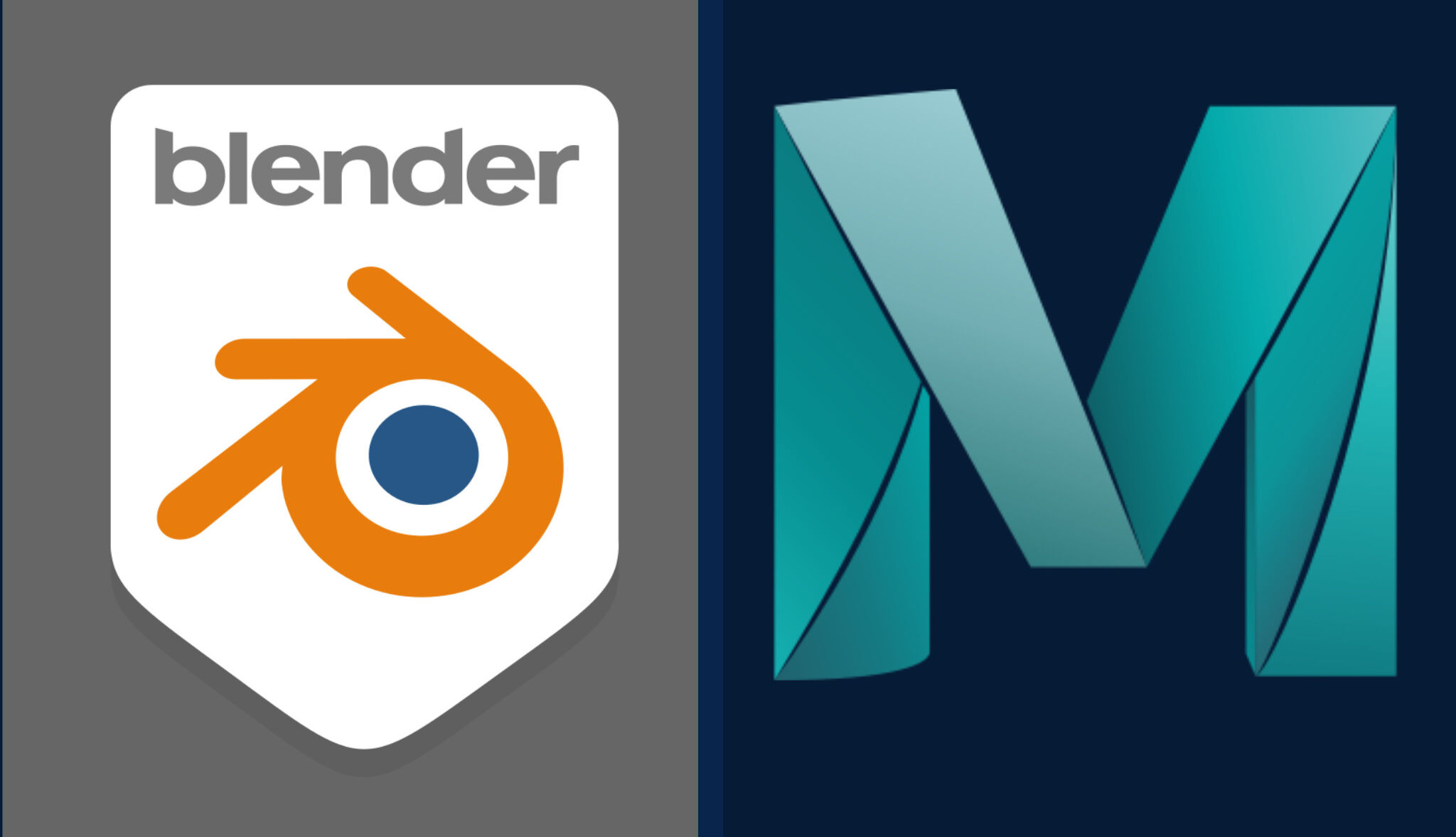 Maya and Blender - Side by Side