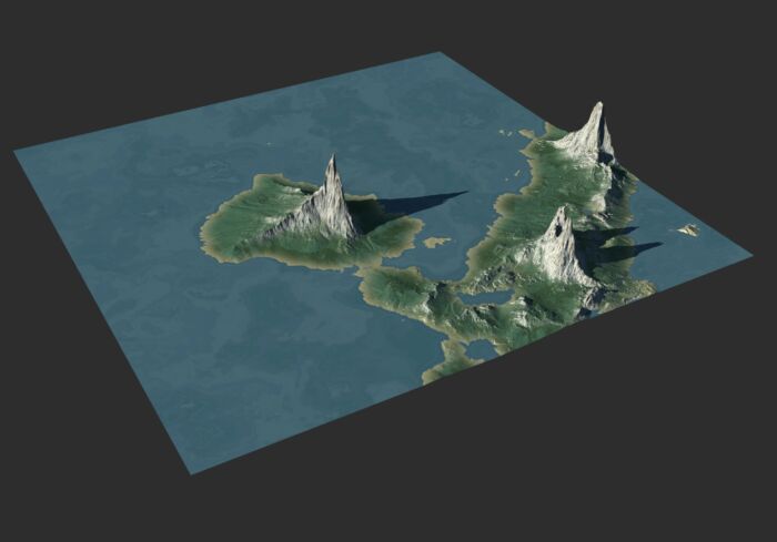 Alien Landscape Height Maps Pack (10 Maps) - Image 4
