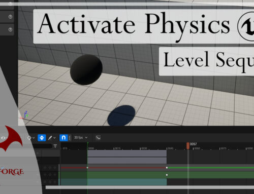 How to Activate Physics in Sequencer & Modify via Sequencer Blueprint